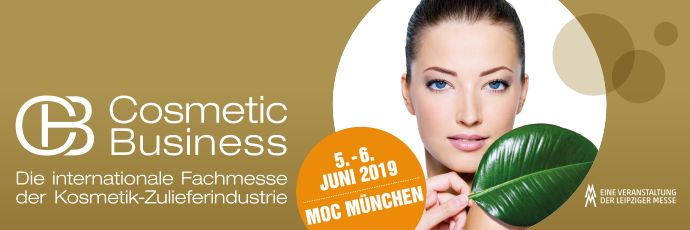 internationale Fachmesse der Kosmetik-Zuliefrindustrie CosmeticBusiness!